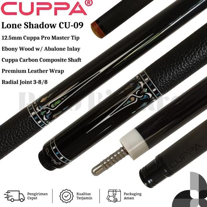 CUPPA LONE SHADOW CU-09 EBONY | STICK BILLIARD PREMIUM - RYTO BL
