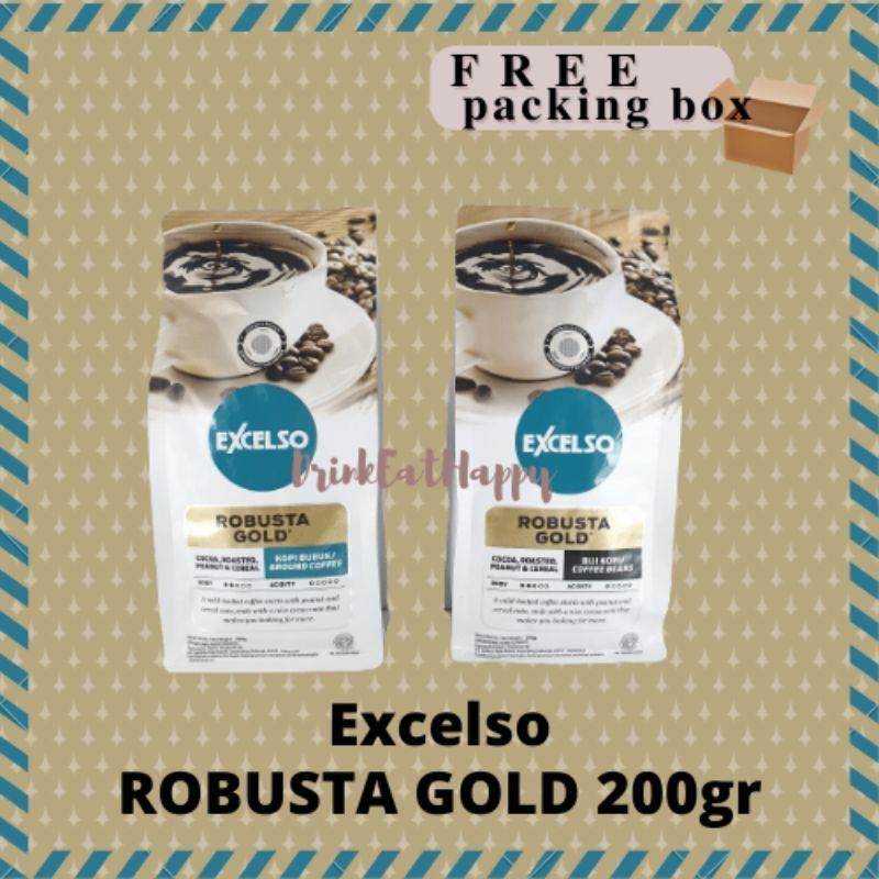 

FM Excelso Robusta Gold 200 gr Kopi Bubuk Biji Kopi 200 gram
