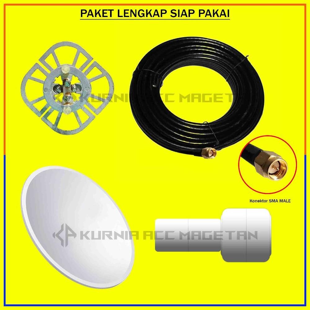 NEW Antena Kathrein Fullset / Paket Lengkap Antena Katrin Ex BTS / Wajan Bolic / Antena Modem [terba