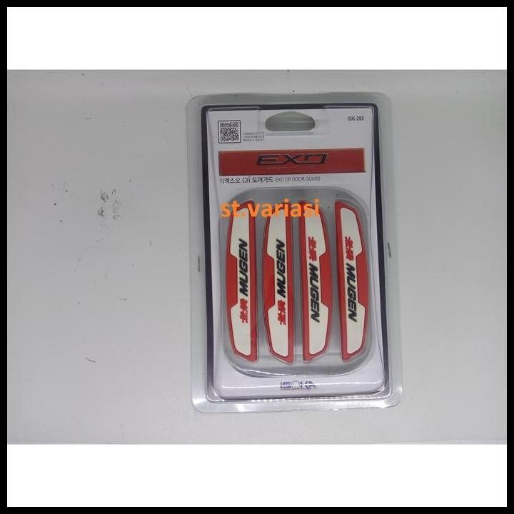 DISKON DOOR GUARD PELINDUNG PNTU MUGEN MERAH MOBIL CRV 