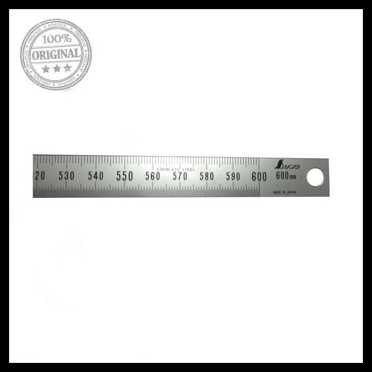 

GRATIS ONGKIR SHINWA FLEXIBLE STAINLESS STEEL RULE HARD CHROME FINISH 60 CM-13269 !!!