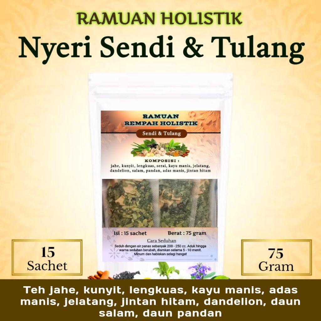 

FM Ramuan Holistik NYERI SENDI, RADANG SENDI, OTOT & TULANG | 15 Teh Herbal Alami | Jelatang, Dandelion