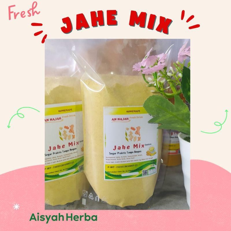 

FM Bubuk Jahe Mix Instan 1kg | Jahe Mix (Jahe Kunyit Temulawak Sereh Kayumanis)