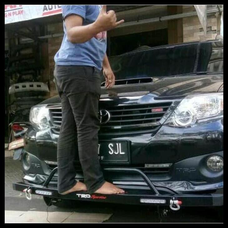 TERBARU TANDUK BUMPER DEPAN BESI TRD SPORTIVO MOBIL AVANZA XENIA VELOZ 