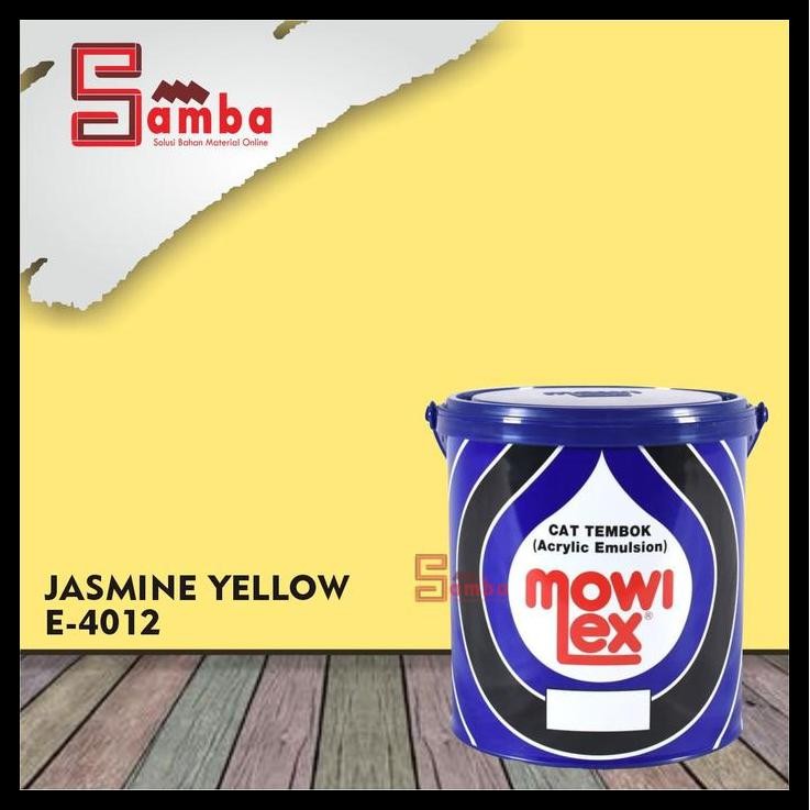 TERBARU MOWILEX EMULSION JASMINE YELLOW 2,5 LTR TINTING/ CAT TEMBOK INTERIOR