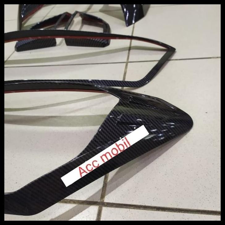 TERMURAH GARNISH /LIST LAMPU DEPAN NEW AGYA CARBON 2017-2020 