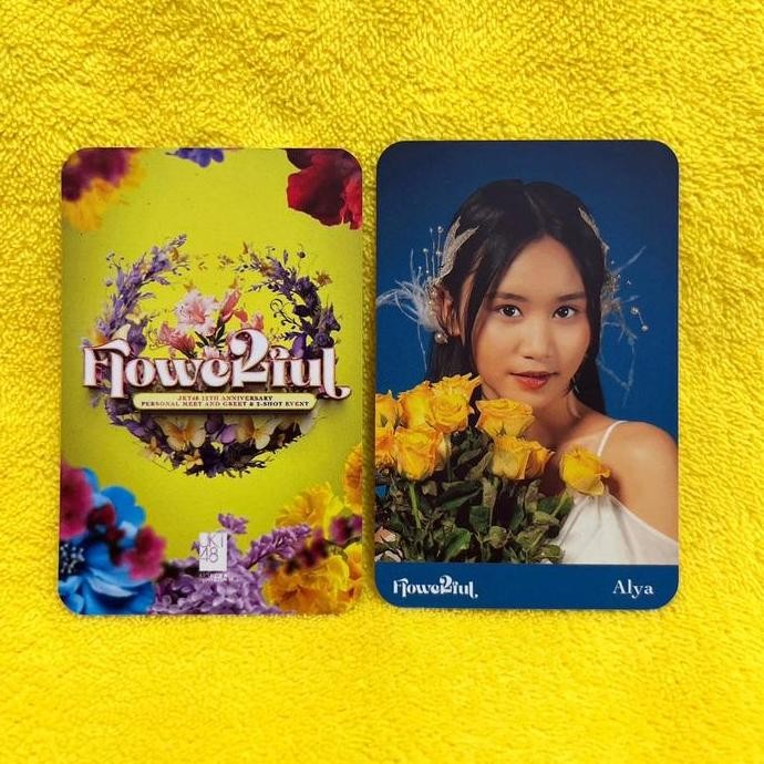 baru Photocard jkt48 alya flowerful official