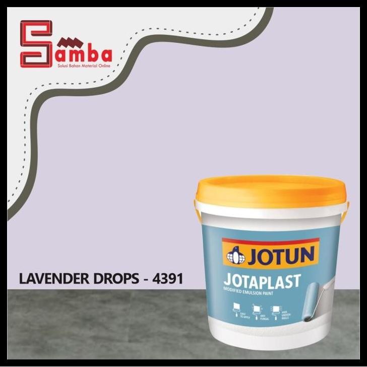 DISKON JOTUN 4391 LAVENDER DROPS JOTAPLAST 26KG / CAT TEMBOK INTERIOR 