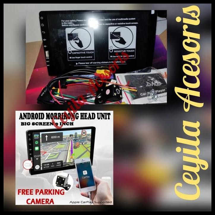 GRATIS ONGKIR MIRRORING HEAD UNIT DOUBLE SINGGEL DIN 9 INC MOBIL GRAND MAX/LUXIO 
