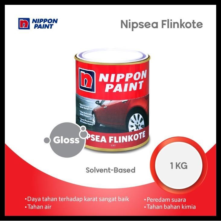 TERMURAH NIPSEA FLINKOTE NIPPON PAINT 1 KG | CAT BESI ANTI KARAT NIPPON PAINT 