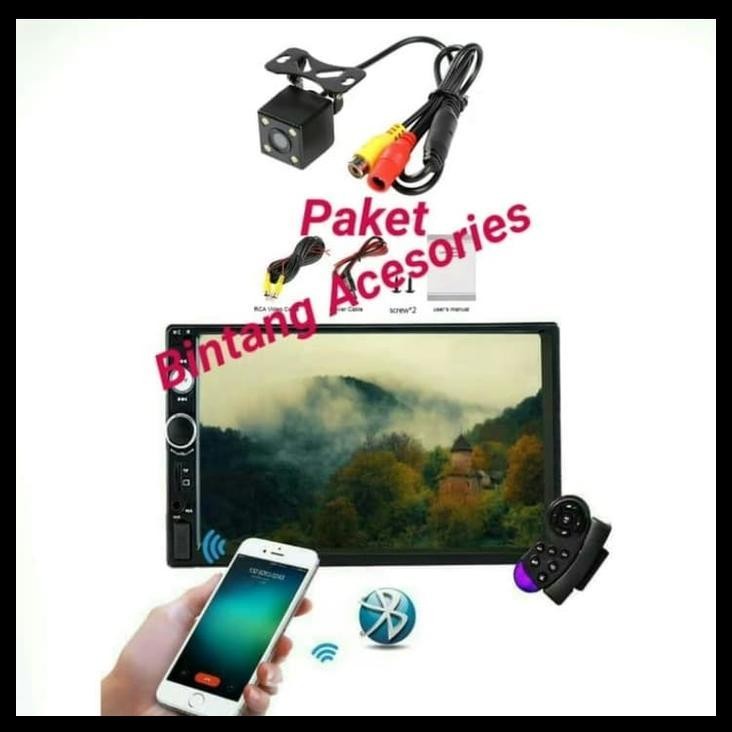 HOT DEAL HEAD UNIT DOUBLE DIN & CAMERA MOBIL ALL NEW BRIO 2018-2020 WIT ANDROID