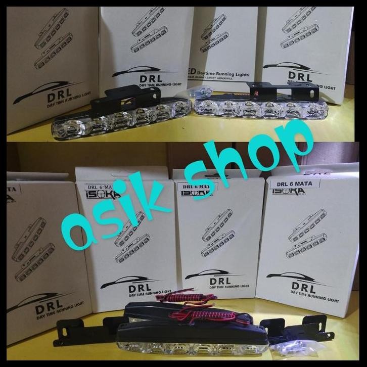 BEST DEAL LAMPU DRL 1 SET 2 PCS LAMPU SIANG MALAM MOBIL OUTLANDER SPORT 