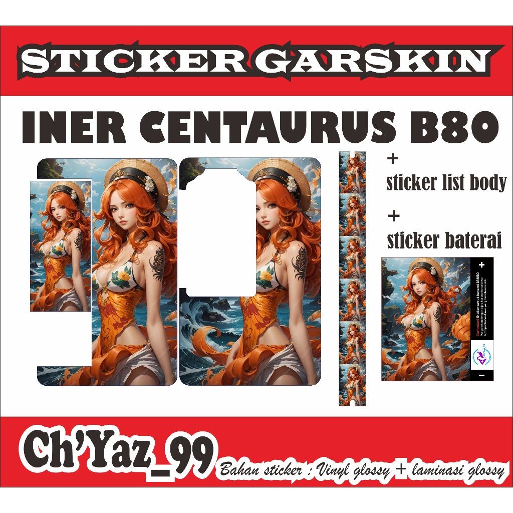 

*Premium Quality* B80 One Piece I Garskin Custom Stiker Maxdecal Bkn Case COD