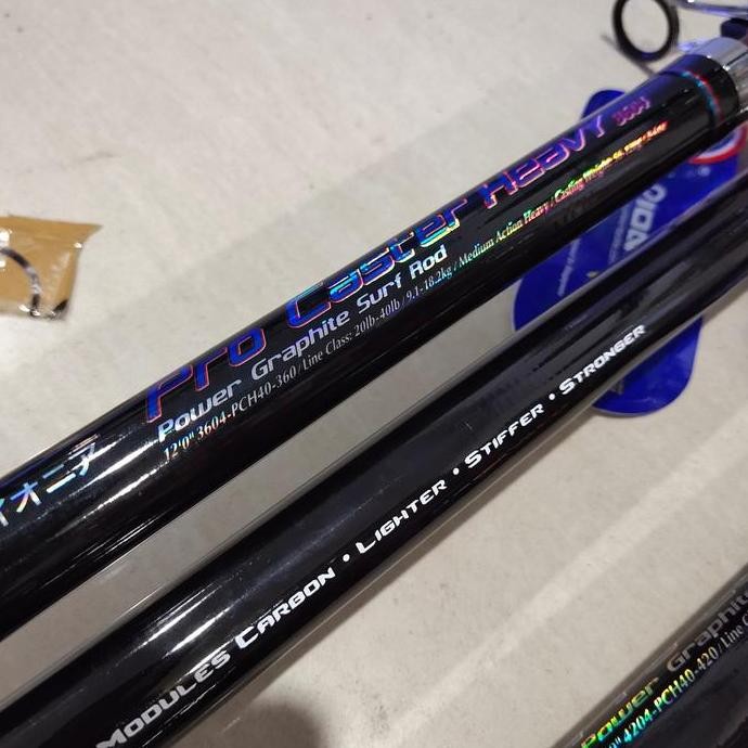 joran pioneer surf pasiran pantai pro caster heavy 360 390 420 450