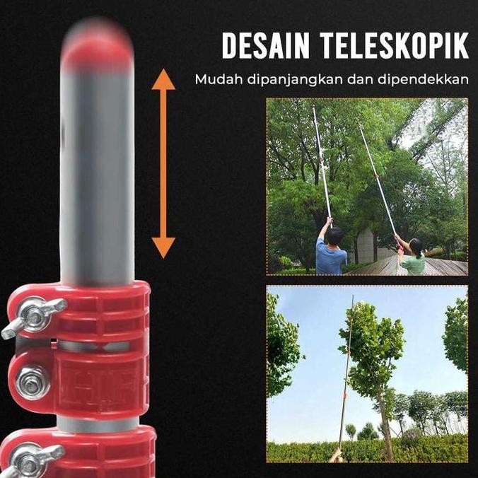 Tongkat Lipat Teleskopik / Tiang Galah Telescopic Aluminium