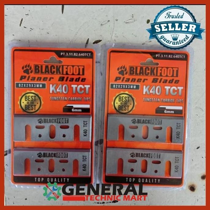 Blackfoot K40 Mata Planer Tct 8Mm Blade Wood Planner Blade K-40 Pisau