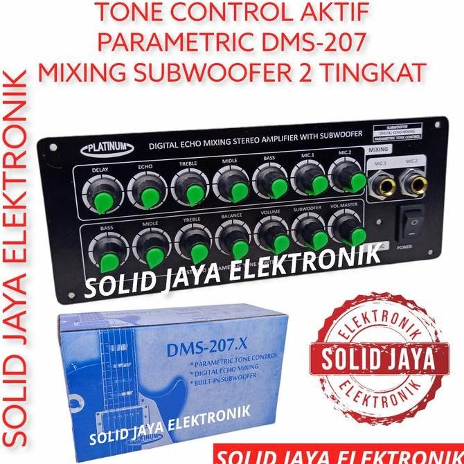 KIT TONE CONTROL MIXING MIC ECHO SUBWOOFER KARAOKE 2 TINGKAT DMS 207 ORIGINAL DAN TERPERCAYA