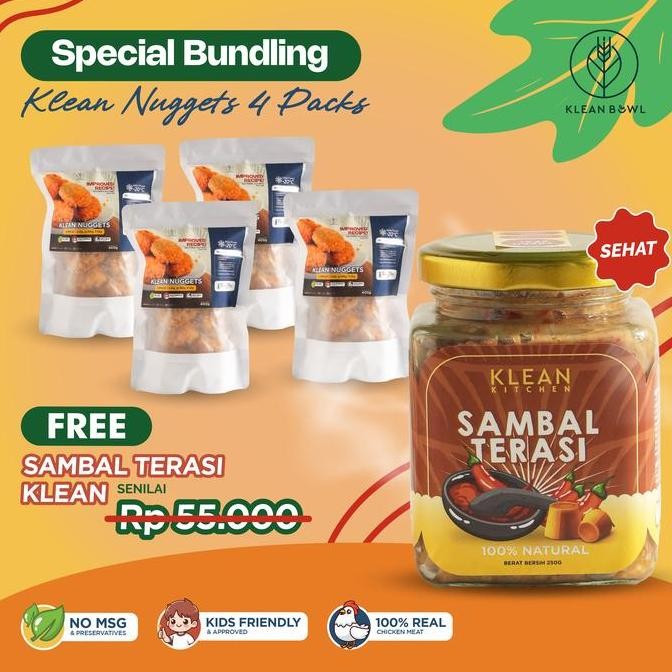 

Special Bundling Klean Nuggets (Free 1 Sambal Klean)