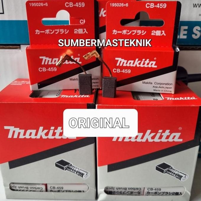 Carbon Brush Makita Ga4030 Cb 459 Cb Gerinda Makita 4" Ga4030 Original