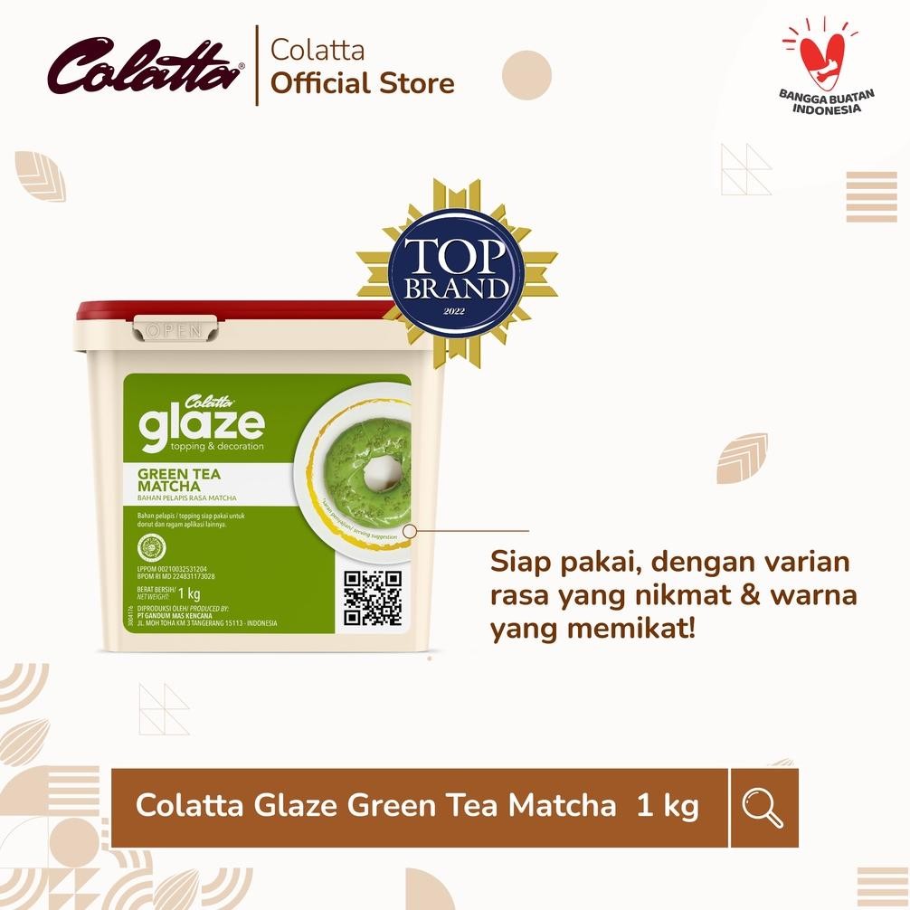 

Special Colatta Glaze Green Tea - Bahan Pelapis Rasa Green Tea 1Kg Gub-103