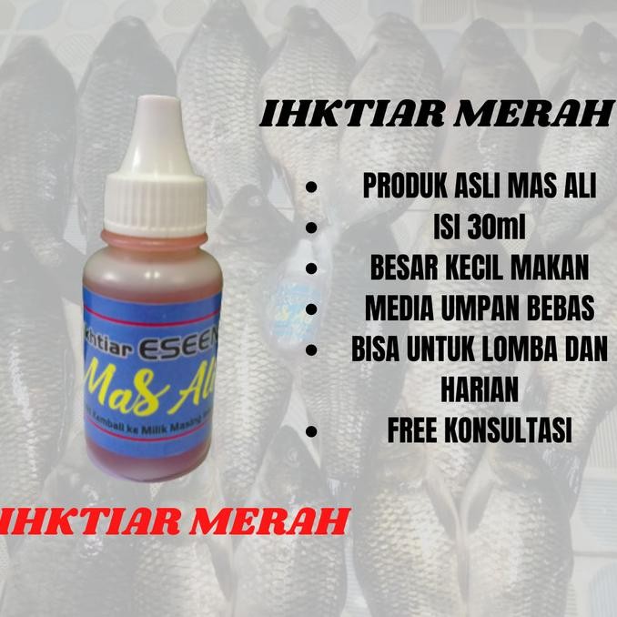 New Item, Essen Ikan Mas Ihktiar Mas Ali Merah Esen Lomba Harian Ikan Rame