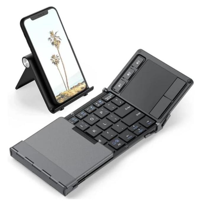 

iClever Foldable Keyboard - BK08 | Bluetooth Keyboa for iPad, iPad, Smartphone, Laptop and Table