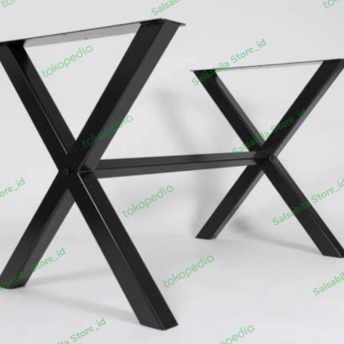 KAKI MEJA BESI/KAKI BESI HOLLOW 4X4CM UNTUK UKURAN 120X39X125 COSTUM