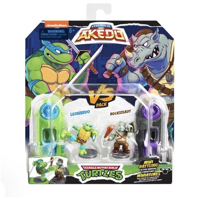 

Teenage Mutant Ninja Turtles Versus Pack Leonardo Vs Rocksteady