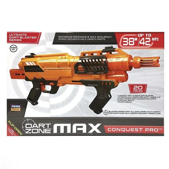 

Dart Zone MAX Tactical Strike Conquest Pro ORIGINAL