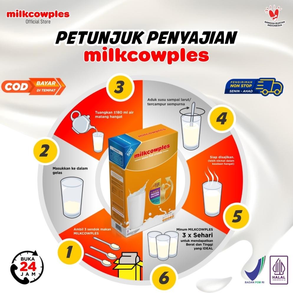 

Bisa Cod Amj Milkcow Annajah - Penggemuk Badan Anak Dan Dewasa Susu Full Cream 500Gram Et-12