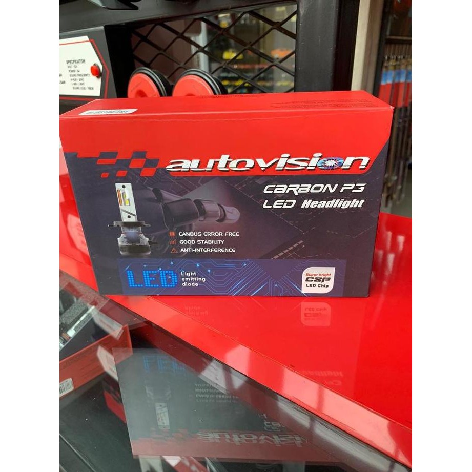 LED H4 Autovision P3 Carbon 68 Watt 5700K 6LM (Garansi 2 Tahun)