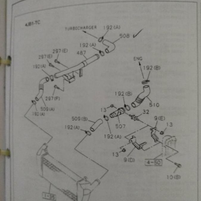 SELANG UDARA HOSE AIR TURBO ISUZU