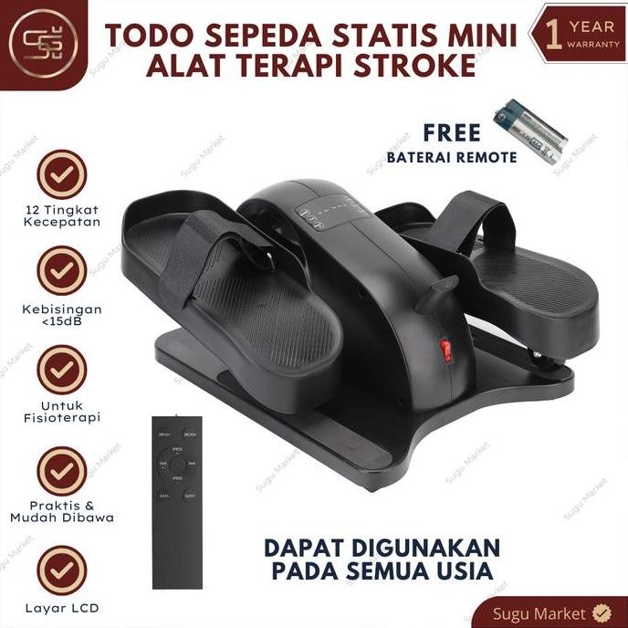 Sepeda Todo Statis Mini Terapi Stroke Multifungsi | Alat Terapi Kaki | Alat Sepeda Mini Terapi Strok