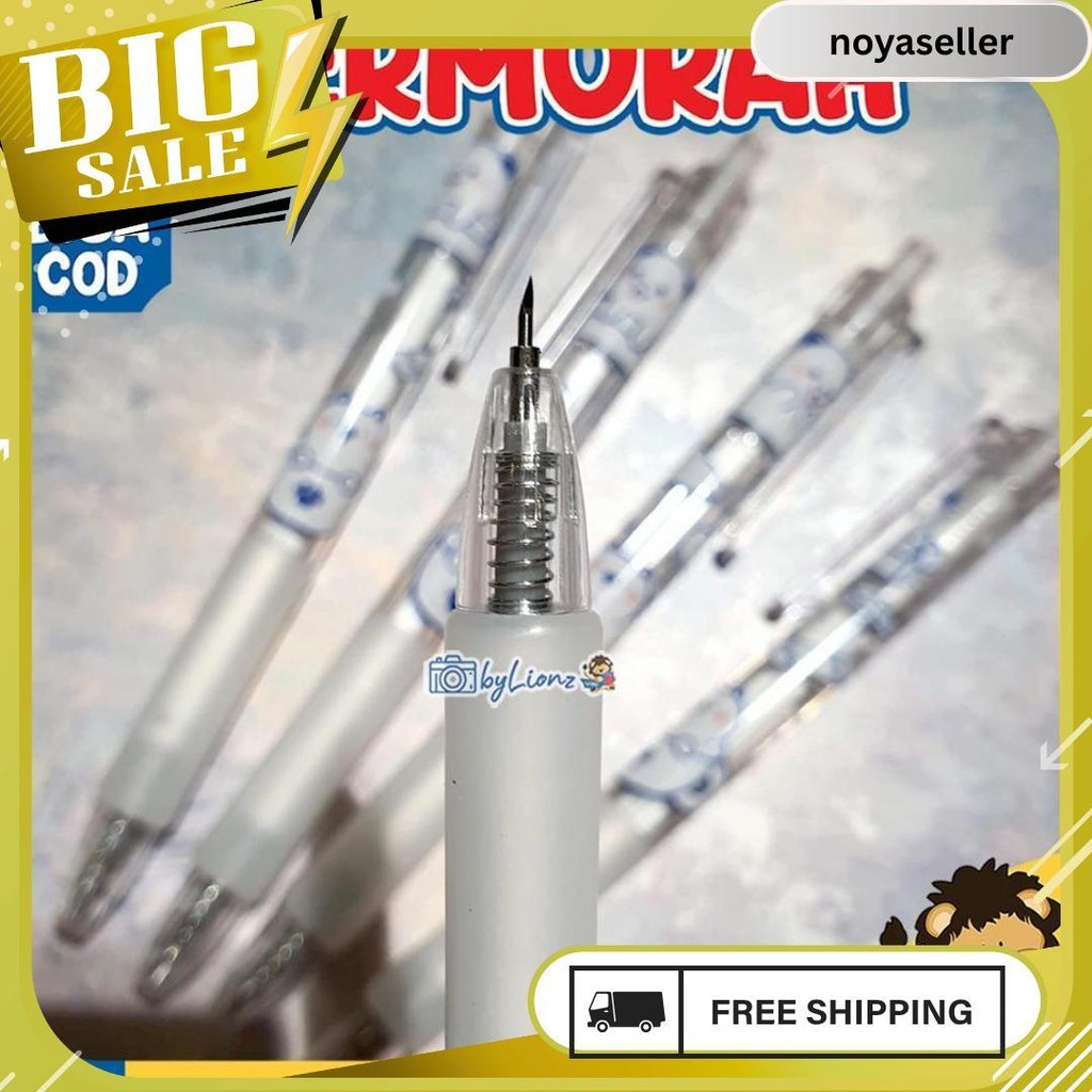 

Cutter Pen Bentuk Pulpen Mekanik Presisi SuperTajam Meledak