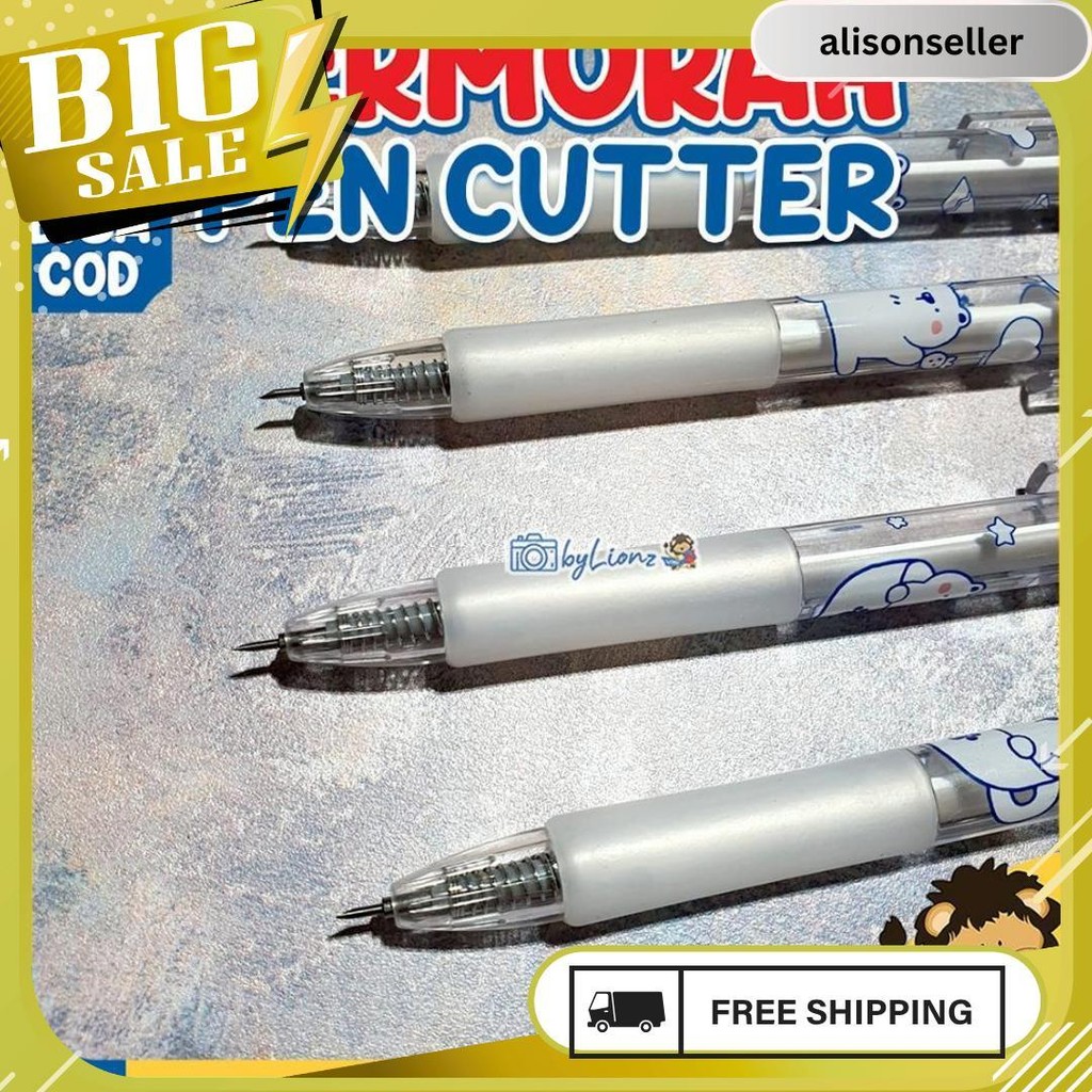

Cutter Pen Bentuk Pulpen Mekanik Presisi SuperTajam Meledak