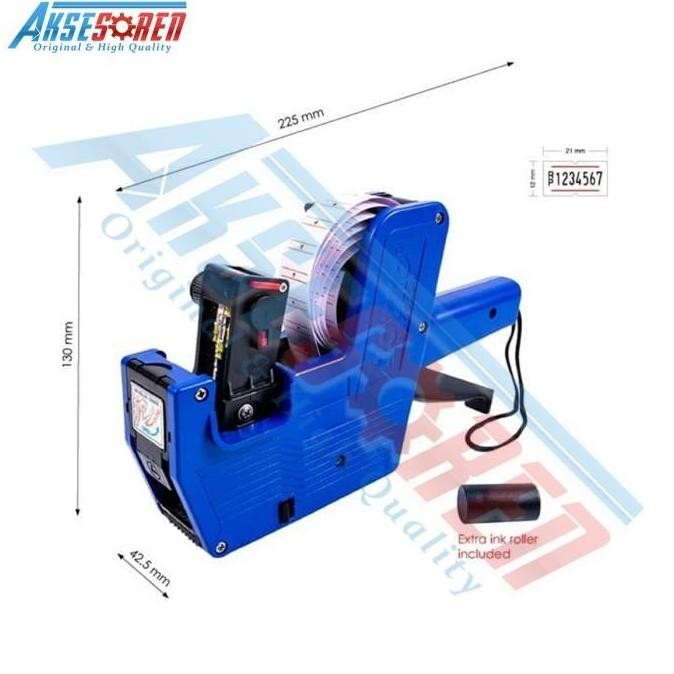 

AKSESOREN PERLENGKAPAN ALAT LABEL JOYKO [MX-5500M/1 BARIS] / MESIN LABEL + KERTAS LABEL + TINTA / MESIN CETAK LABEL HARGA ORIGINAL DAN TERPERCAYA