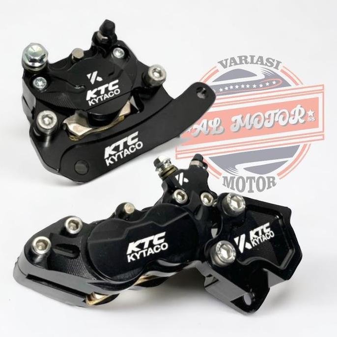 Kaliper KTC 4 piston Nmax Depan CRM + Kaliper Belakang 2 piston Nmax