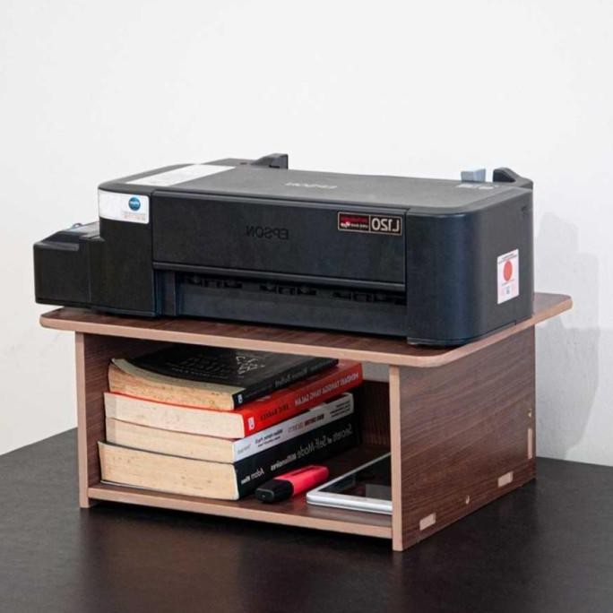 

Rak Buku Bookshelf File Dokumen Kertas Atas Meja Printer Kantor Stand mm