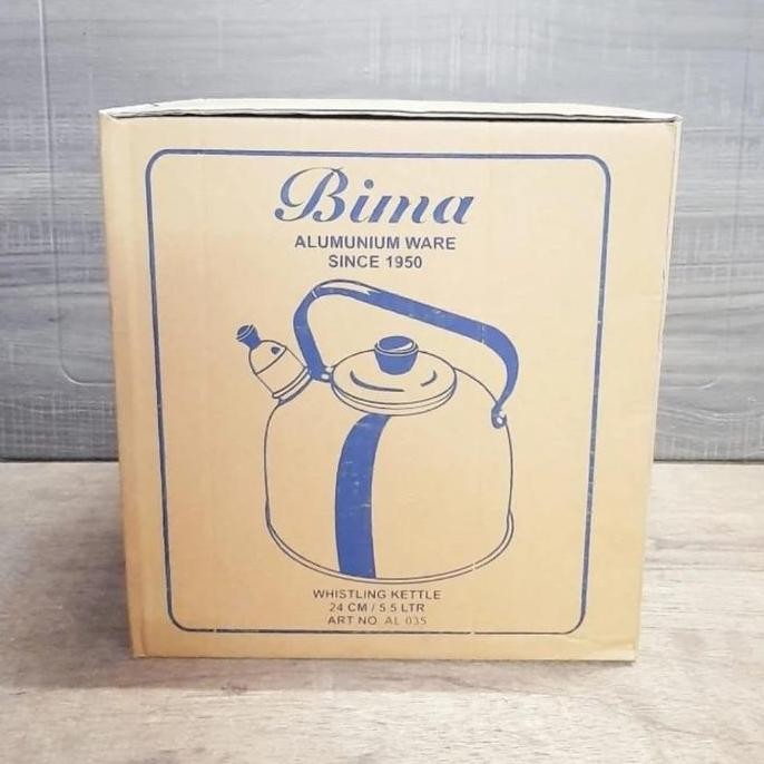 TEKO BUNYI BIMA 24 CM KAPASITAS 5.5 LITER TEKO BIMA ALUMINIUM BL035