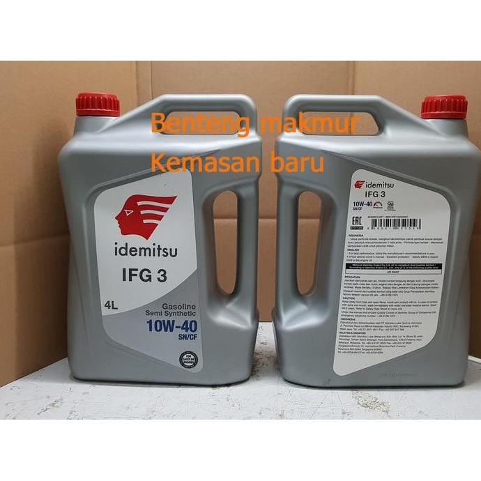 Oli Mobil Idemitsu 10W-40 4 Liter - Oli Mesin Mobil Multigrade