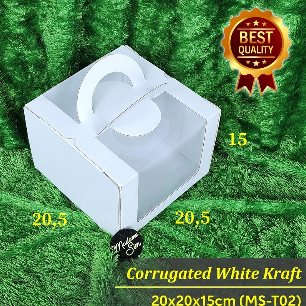 

Dus Kue Cake Box Gift Box Kotak Kado 20X20X15 Mst02 Wk Isi 10 Pcs