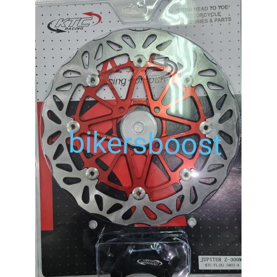 Disc Brake piringan cakram KTC jupiter Z burhan Vega F1zr 300 mm Red