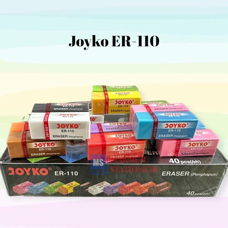 

Penghapus Joyko Kecil Warna ER 110 (Pack 40 Pcs) DiM