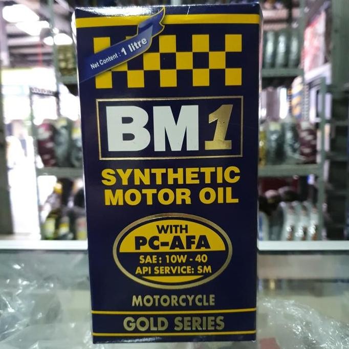 OLI BM1 GOLD SERIES 10W-40 AFA SYNTHETIC 1L NINJA CB VIXION