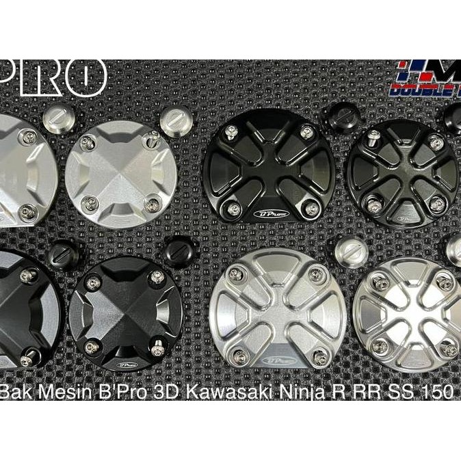 TUTUP COVER BAK BLOK MESIN BPRO 3D CNC NINJA R RR SS 150 - AKSESORIS RACING KAWASAKI