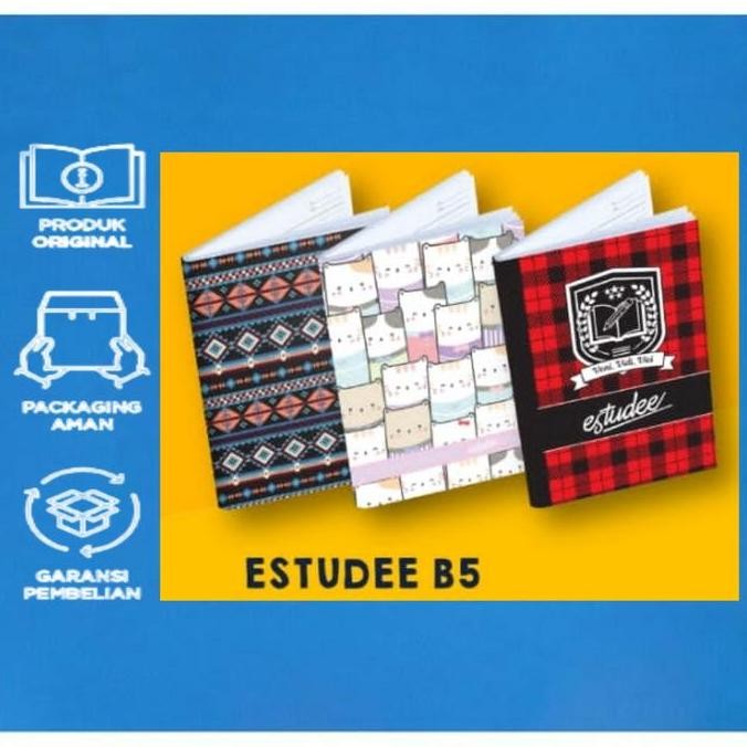 

Buku Tulis Boxy/B5 Estudee F Fancy Pastel MM