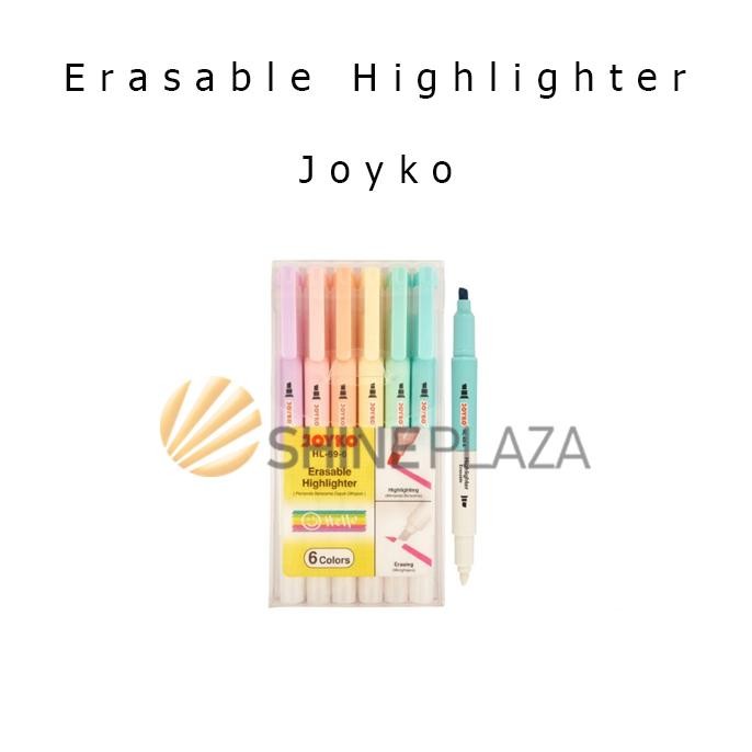 

Erasable Highlighter Pastel Set - Penanda Dapat Dihapus Joyko HL-69-6 DiM