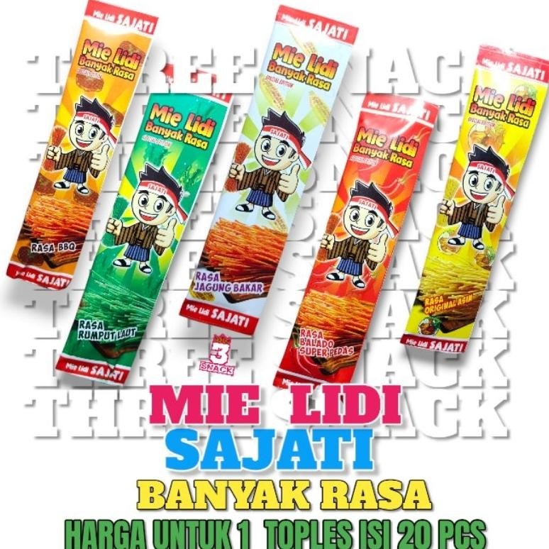 

1 Toples Mie Lidi Sajati Aneka Rasa Isi 20 Pcs