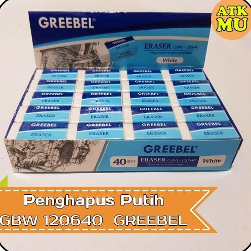 

Eraser Penghapus Putih Kecil GREEBEL GBW 120640 (Box) DiM