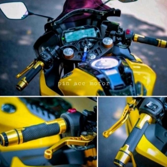 HANDGRIP GAS MOTOR AGV ITALY NINJA R RR R15 VIXION GSX R25 CB CBR GRIP PREMIUM ANTI SLIP